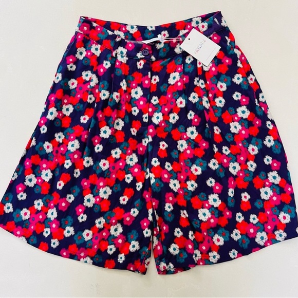 Modcloth Pants - ModCloth x Compania Fantastica High Rise Floral Midi Shorts Small